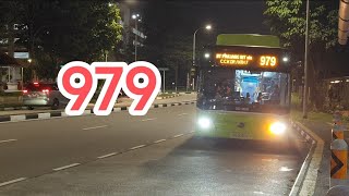 [SMRT] SG3097P Yutong ZK6128BEVG (E12) - Service 979