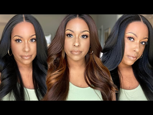 Sensational cloud 9 what lace Unit 16Synthetic lace front wigs  series-Trying out Pinking shears! 