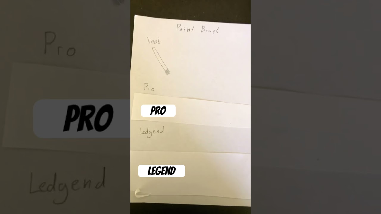 Noob vs Pro vs Legend 
