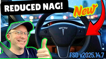 FSD v2025.14.7 with HW3 finally includes REDUCED NAG!