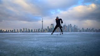 Skating Across Lake Ontario