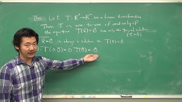 One-to-one and onto linear transformations
