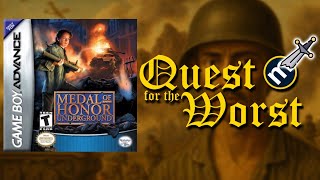 THIS GAME IS IMPRESSIVELY BAD!! Medal Of Honor Underground For GBA - Quest For The Worst