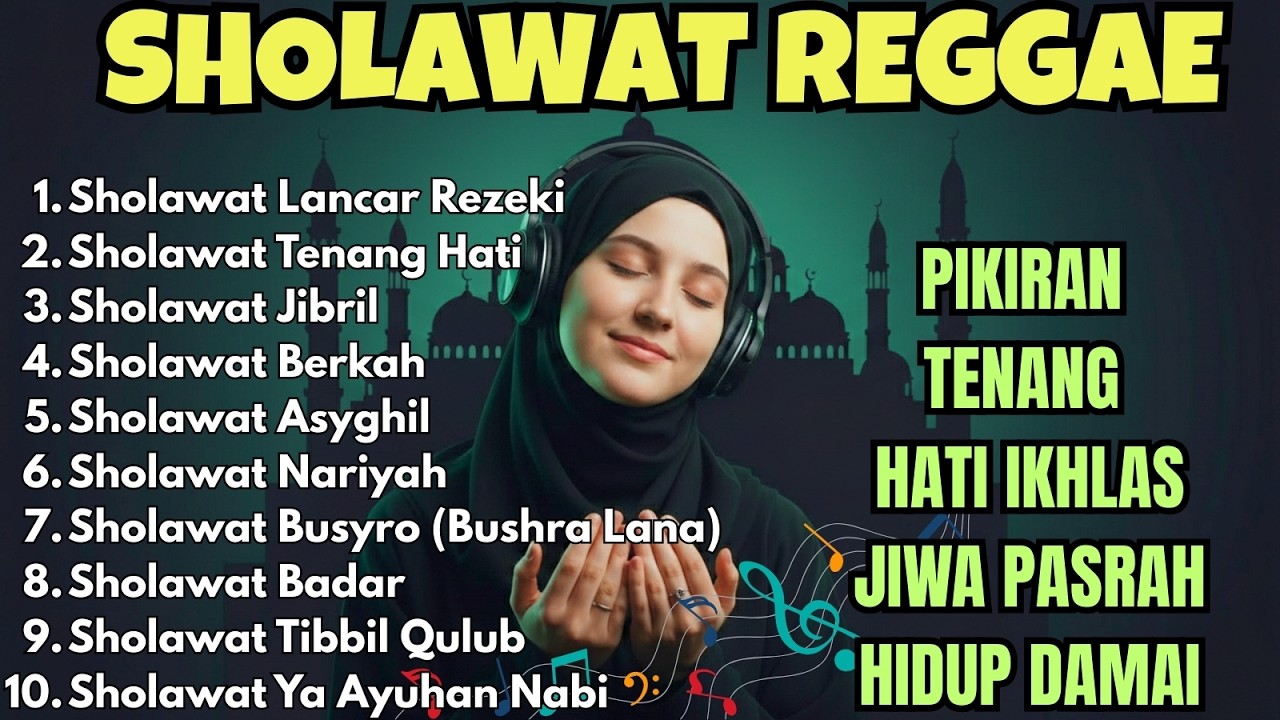 🎶 Sholawat Reggae Santai Merdu | Menenangkan Jiwa & Pikiran 🤍