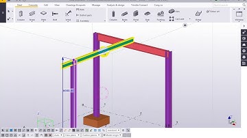 Tự học Tekla Structures 2018 - Mô hình phần 2