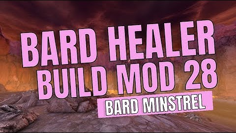 Bard minstrel build mod 28 - my 4th healer MAX STAT & TEAM SUPPORT - Neverwinter