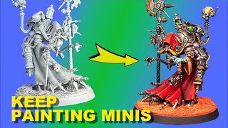 How to paint Warhammer 40k Adeptus Mechanicus Tech Priest Dominus