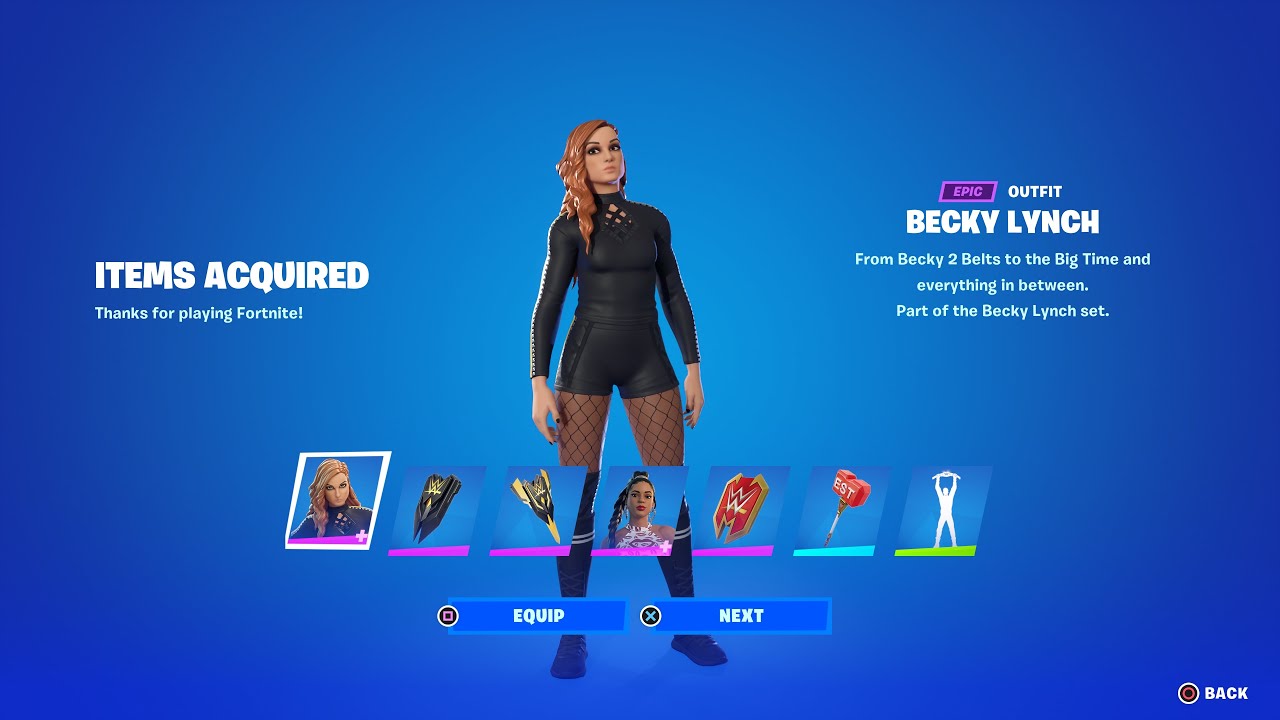 Fortnite Becky Lynch Skin  Epic Outfit - Fortnite Skins