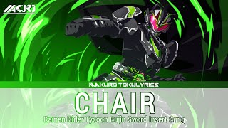 Kamen Rider Tycoon Bujin Sword Insert Song 『CHAIR』by BACK-ON