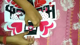DIY: Mickey mouse explosion box| mickey mouse thamed handmade exploson box ideas| gift for birthday|