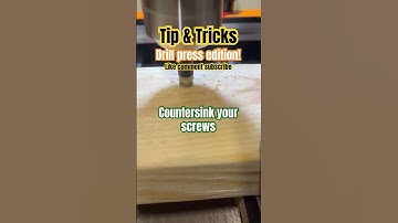 Tips & Tricks you may not know Drill press edition #tools #woodworking #wood #viral #trending