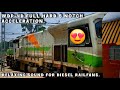 Relaxing sound of emd for every nostalgic diesel railfans 🥰 #indianrailways #train #wdp4d#wap7 #wdp4