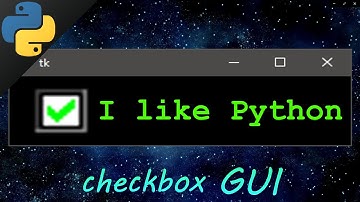 Leer eenvoudig Python tkinter GUI-selectievakjes ✔️