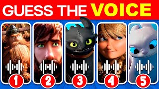 🔊 Guess How to Train Your Dragon Characters by Their Voice 🐉 | Quiz Challenge