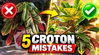✅ Croton Care Problems ❌ 5 Mistakes to AVOID & How to Fix Them!