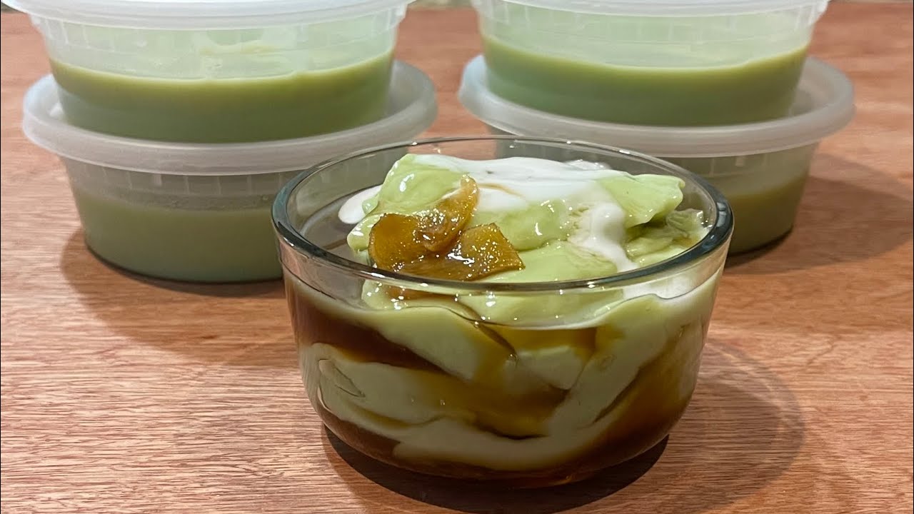 TÀU HỦ LÁ DỨA CẤP TỐC, Không đường nho và thạch cao, O xay đậu | TOFU PUDDING, no gypsum