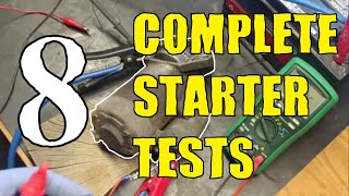 NO CRANK? BEST COMPLETE STARTER TEST TUTORIAL. Starter motor/solenoid bench troubleshooting.