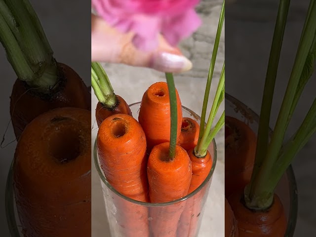 Turning carrots into the cutest Easter bouquet 🥕🌸✨