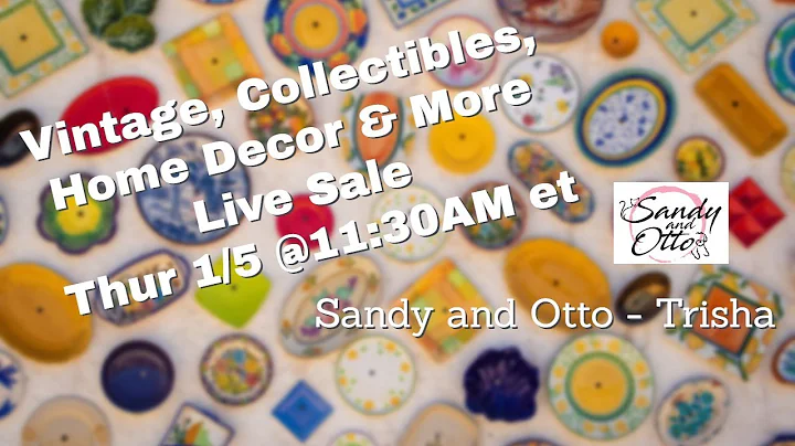 Live Vintage Sale & Chat | Jan 5, 2023 @11:30am et...