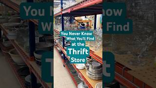 Let’s Go #Thrifting at #habitatforhumanity #vintage #secondhand #shopwithme #homedecor #serveware
