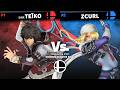 DnKappa 12 Winners Quarter Final - Teïko (Shulk) Vs. zCurl (Sheik) Smash Ultimate - SSBU