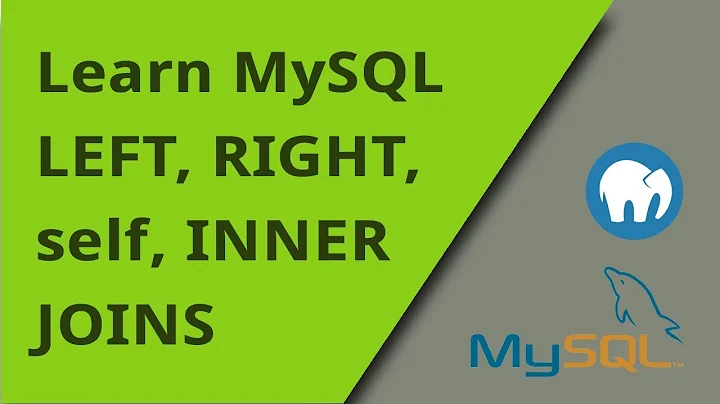 Learning MySQL - LEFT, RIGHT, and self JOINs