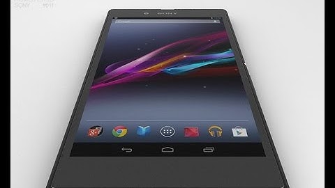 3D Model Sony Xperia Z Ultra Black at 3DExport.com