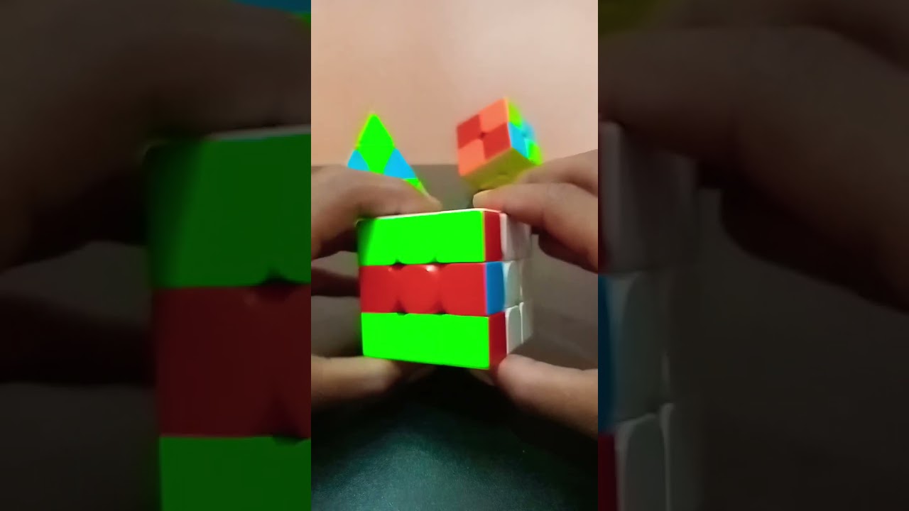 how to make Canada flag on Rubik's cube