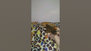 3 by 3 mirror cube solving in 1 sec  😱😈