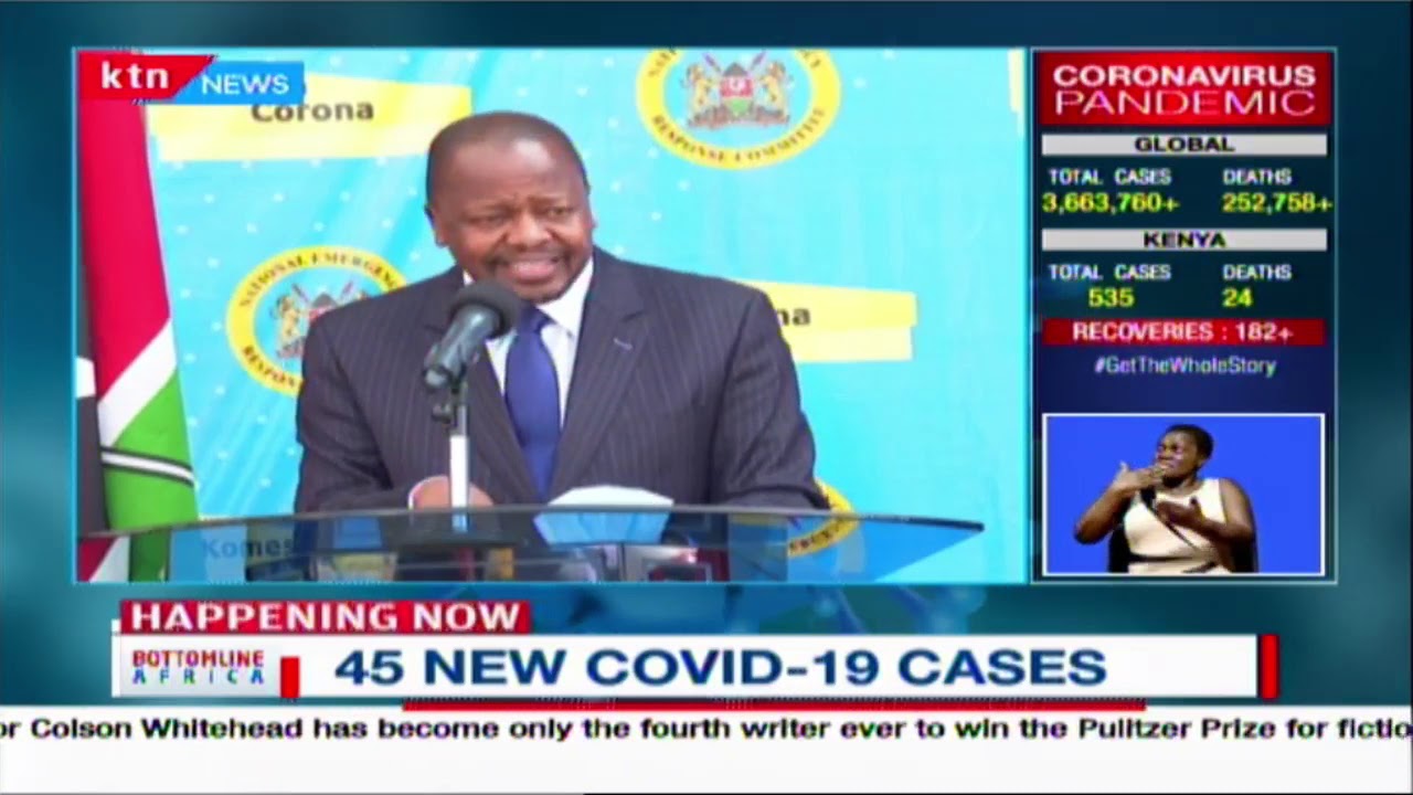 CS Mutahi Kagwe explains how regions are selected for the mass testing exercise