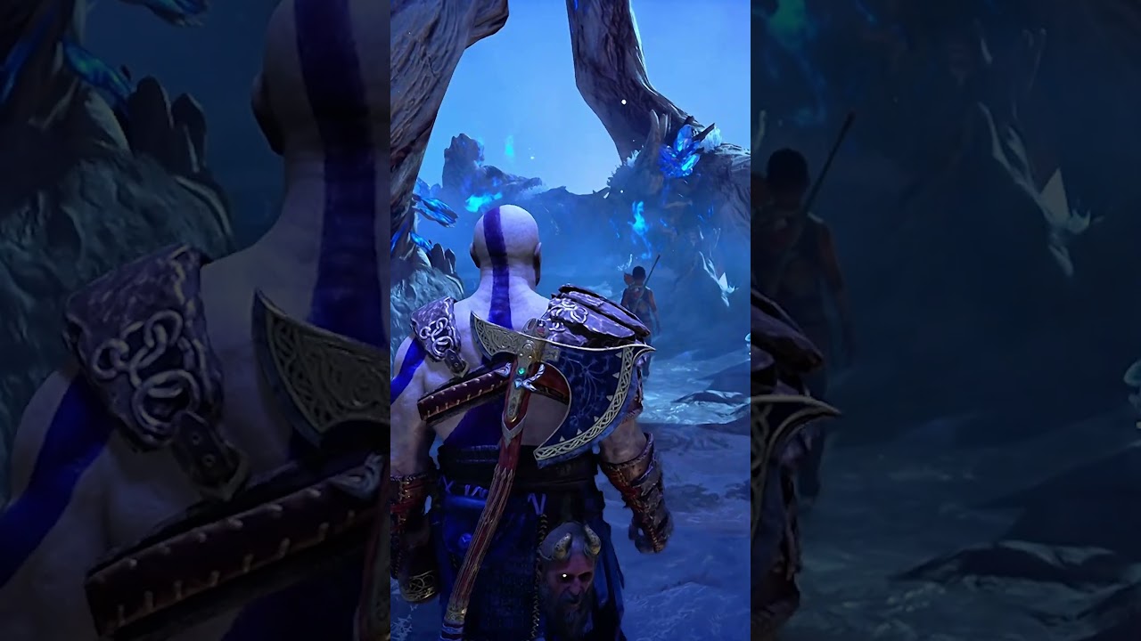 Kratos Discovers Baldur's Weakness with Mimir's Help - God of War