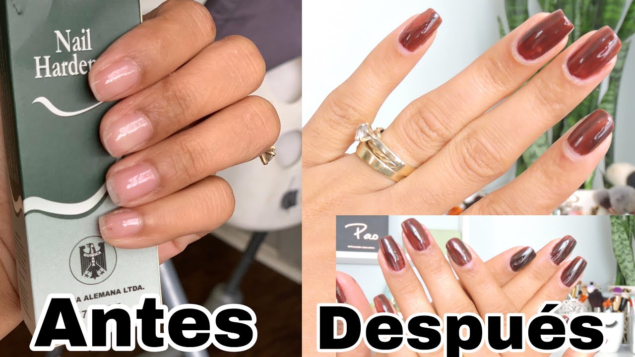 El mejor ENDURECEDOR de UÑAS ECONÓMICO. CAMBIA tus uñas desde la PRIMERA  aplicación💅💅💅😯 