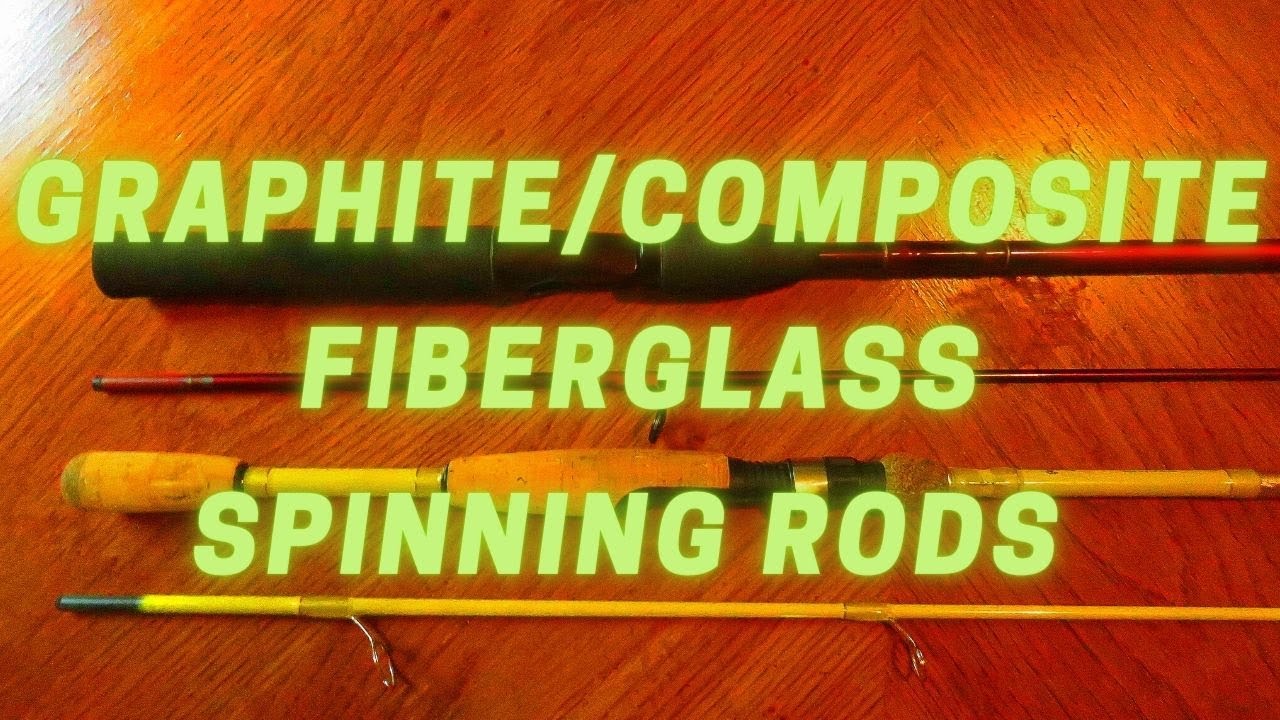 Graphite/Composite Fiberglass Spinning Rods 