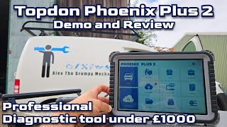 Topdon Phoenix Plus 2 Demo and Review. Professional Diagnostic tool for under £1000