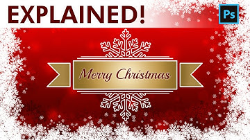 Photoshop Tutorial - Design a Christmas Background