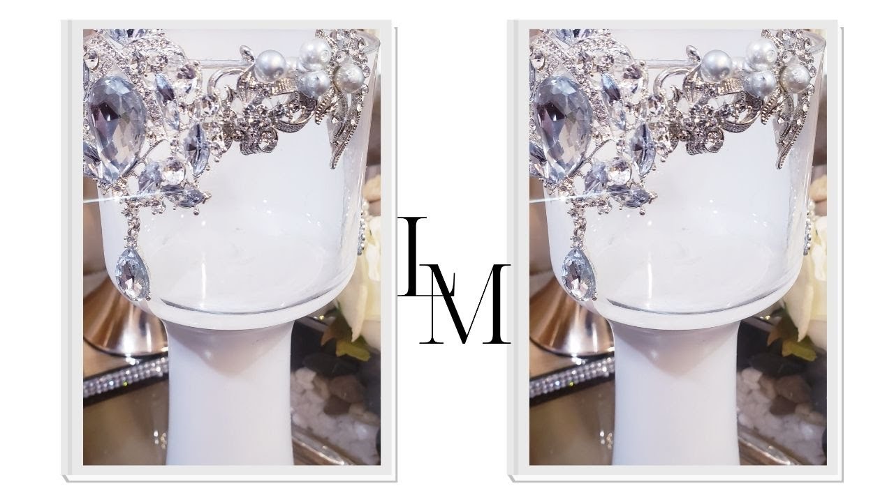 Part 1 Dollar Tree DIY Wedding Silver and White Centerpieces Designing with Latisha McKinney