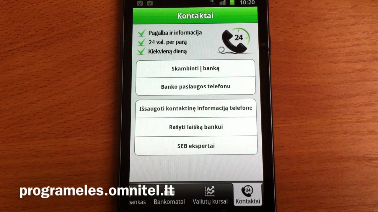 Program l SEB Lietuva M Bankas Skirta Android YouTube program-l-seb-lietuva-m-bankas-skirta-android-youtube