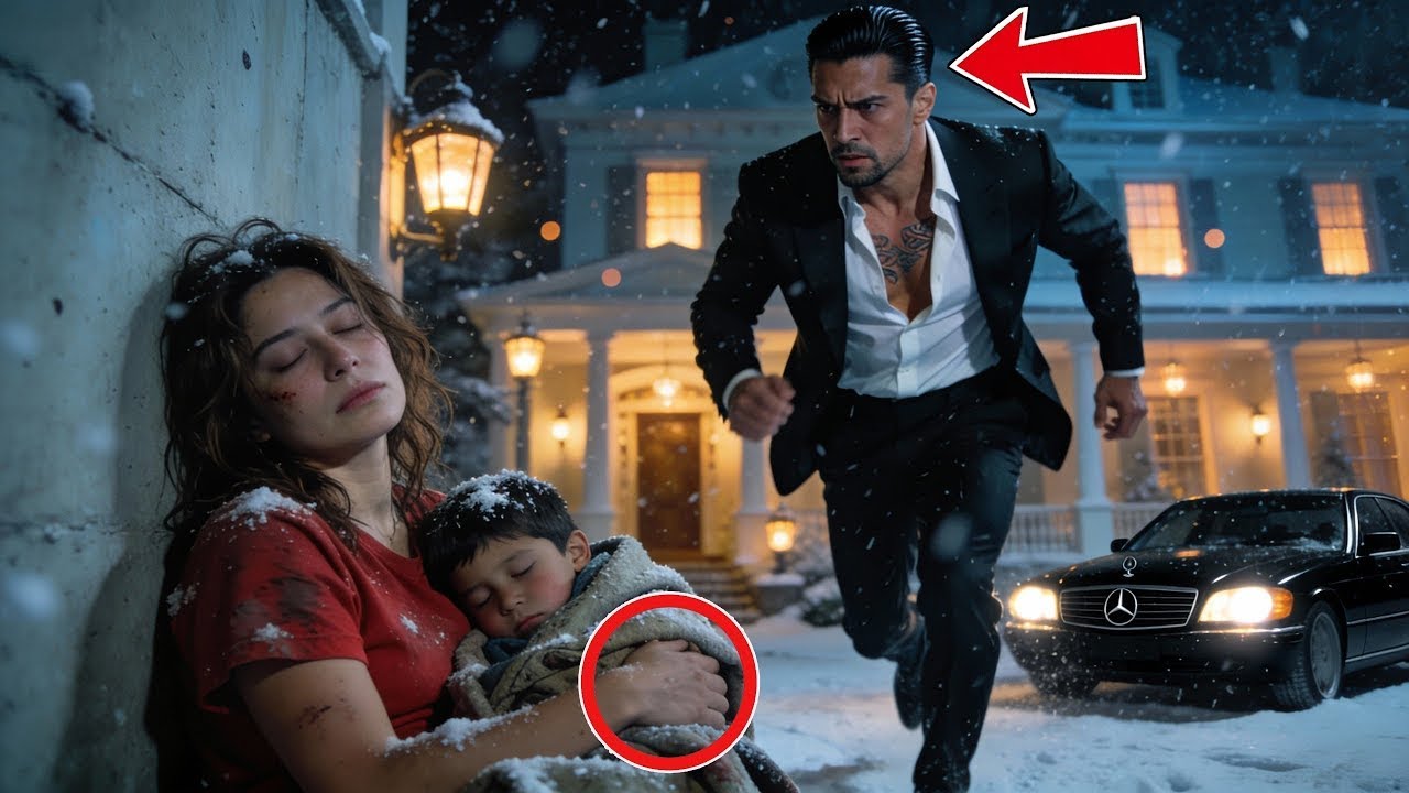 Sem-teto Entra na Mansão para Salvar Menino com Frio — Mal Sabia Ela que era o Filho do Mafioso