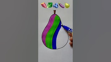 🍠🥬🫐🍆🍐Satisfying creative painting #draw #colors #video #shorts #youtube #viral #brush #painting