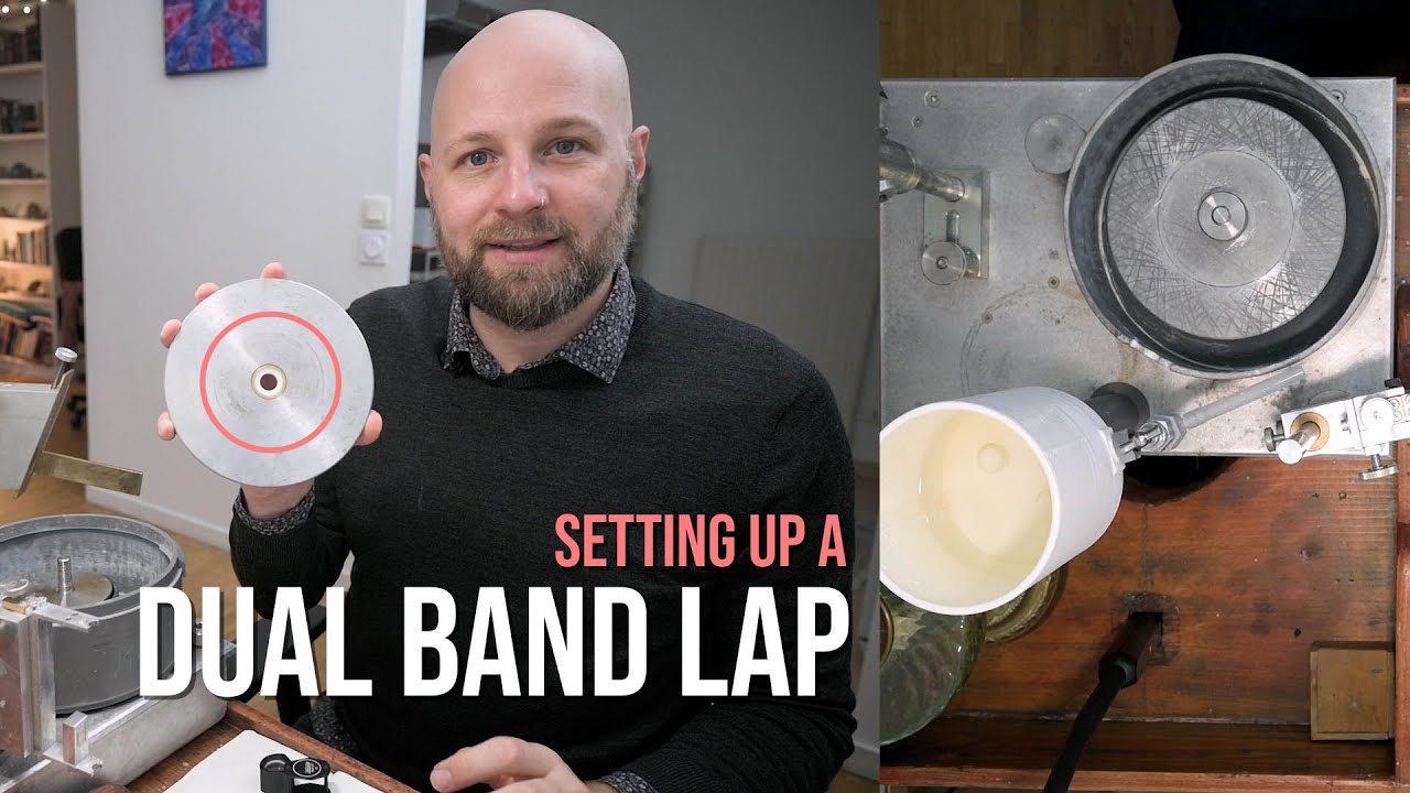 Как настроить двухполосный полировальный круг (с насечкой)