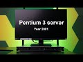 Pentium 3 rack 1U server (2001) | Vlog 23