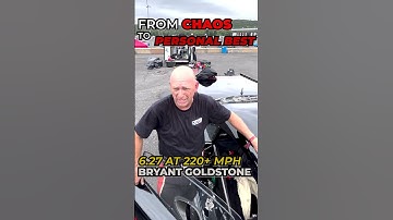 6,27 met meer dan 350 km/u! Van chaos naar persoonlijk record! Bryant Goldstone | DAG 3 Hotrod Dr...