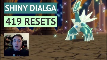 Shiny Dialga after 419 Soft Resets! Pokémon Brilliant Diamond and Shining Pearl Shiny Hunt!