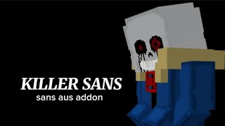 Killer Sans | Minecraft PE/BE | ADDON v1.21+ screenshot 1