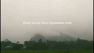 Green Day - Wake me up when september ends