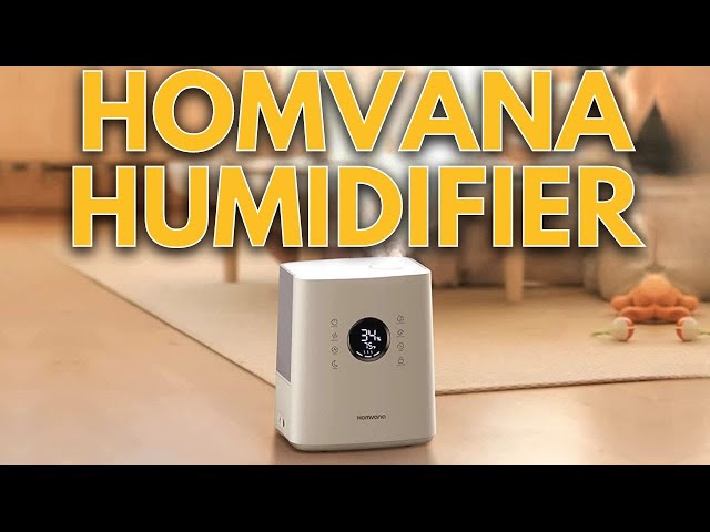 Homvana Humidifier H111, 6.5L Warm & Cool Mist Humidifier for Bedroom(Only  US)