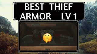 Skyrim Anniversary Edition Best Lightthief Armor At Level 1 Secret Black Guard Armor Unique Set