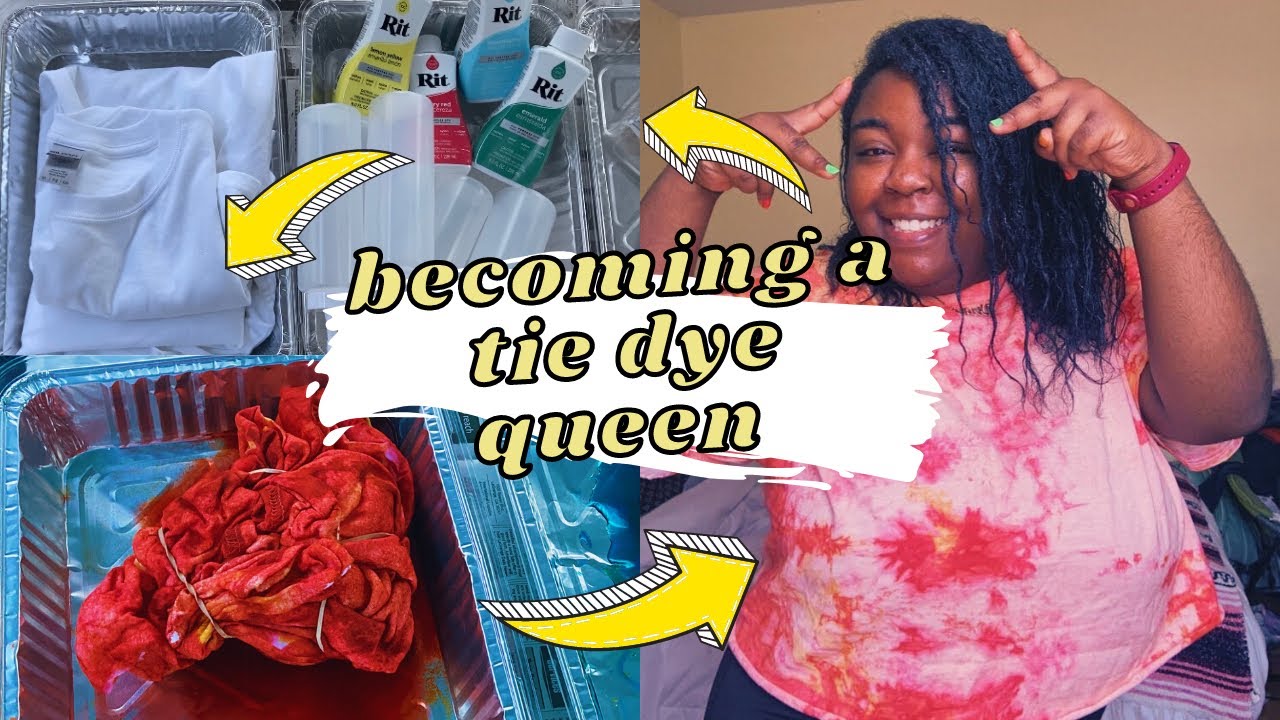 becoming a tie dye QUEEN - YouTube