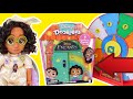 Disney Encanto Doorables with baby Mirabel playing learning trivia game