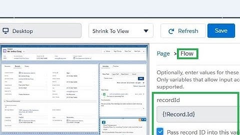 Flow Builder 110.2 Passing Record ID